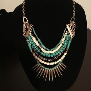NWT Kenneth Cole Statement Turquoise Necklace